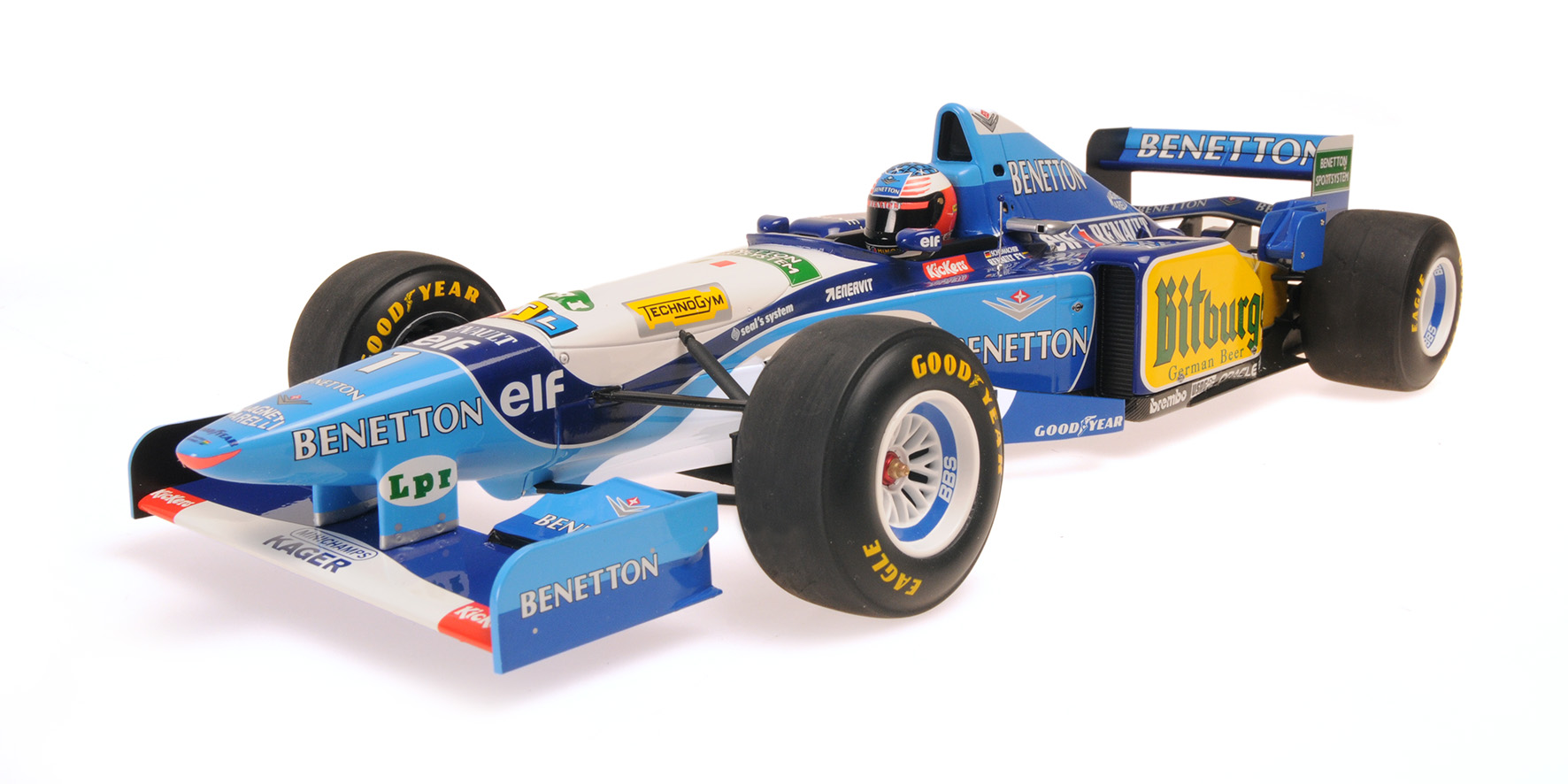 BENETTON RENAULT B195 - MICHAEL SCHUMACHER - WINNER EUROPEAN GP 1995