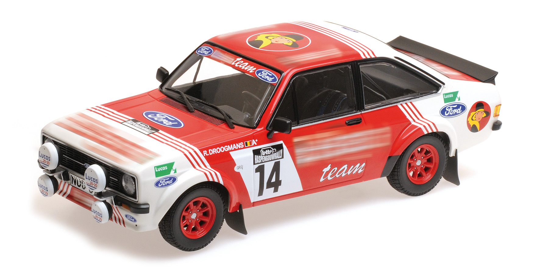 FORD RS 1800 - DROOGMANS/JOOSTEN - 3RD PLACE LOTTO HASPENGOUWRALLY 1983