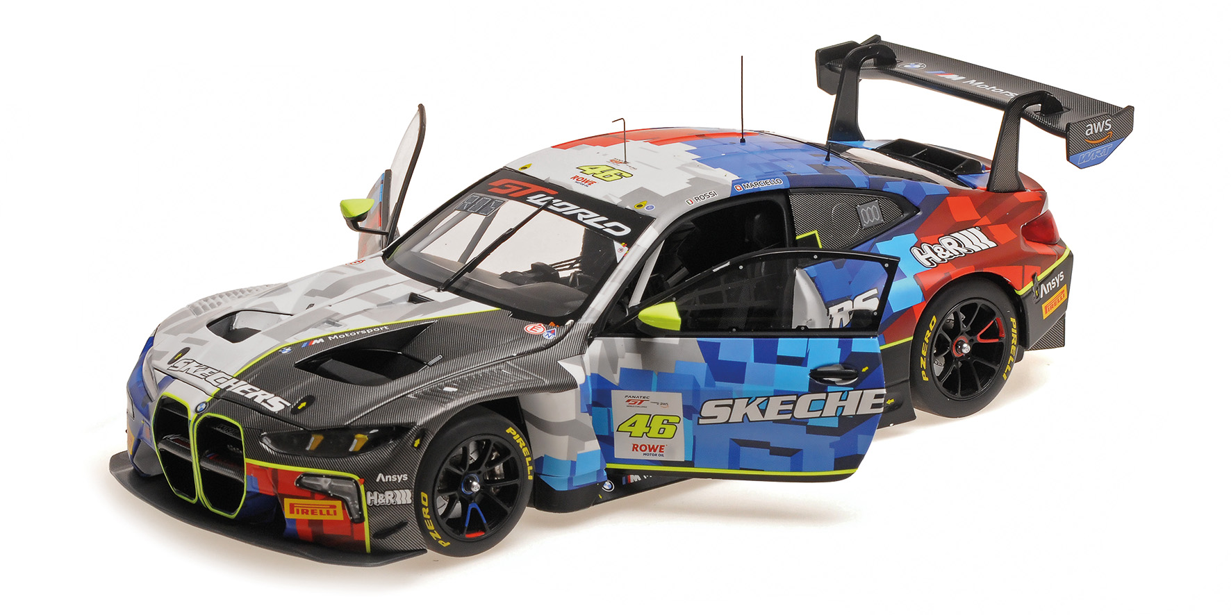 BMW M4 GT3 EVO – TEAM WRT - VALENTINO ROSSI - RAFFAELE MARCIELLO – WINNER RACE1 GTWC MISANO 2025