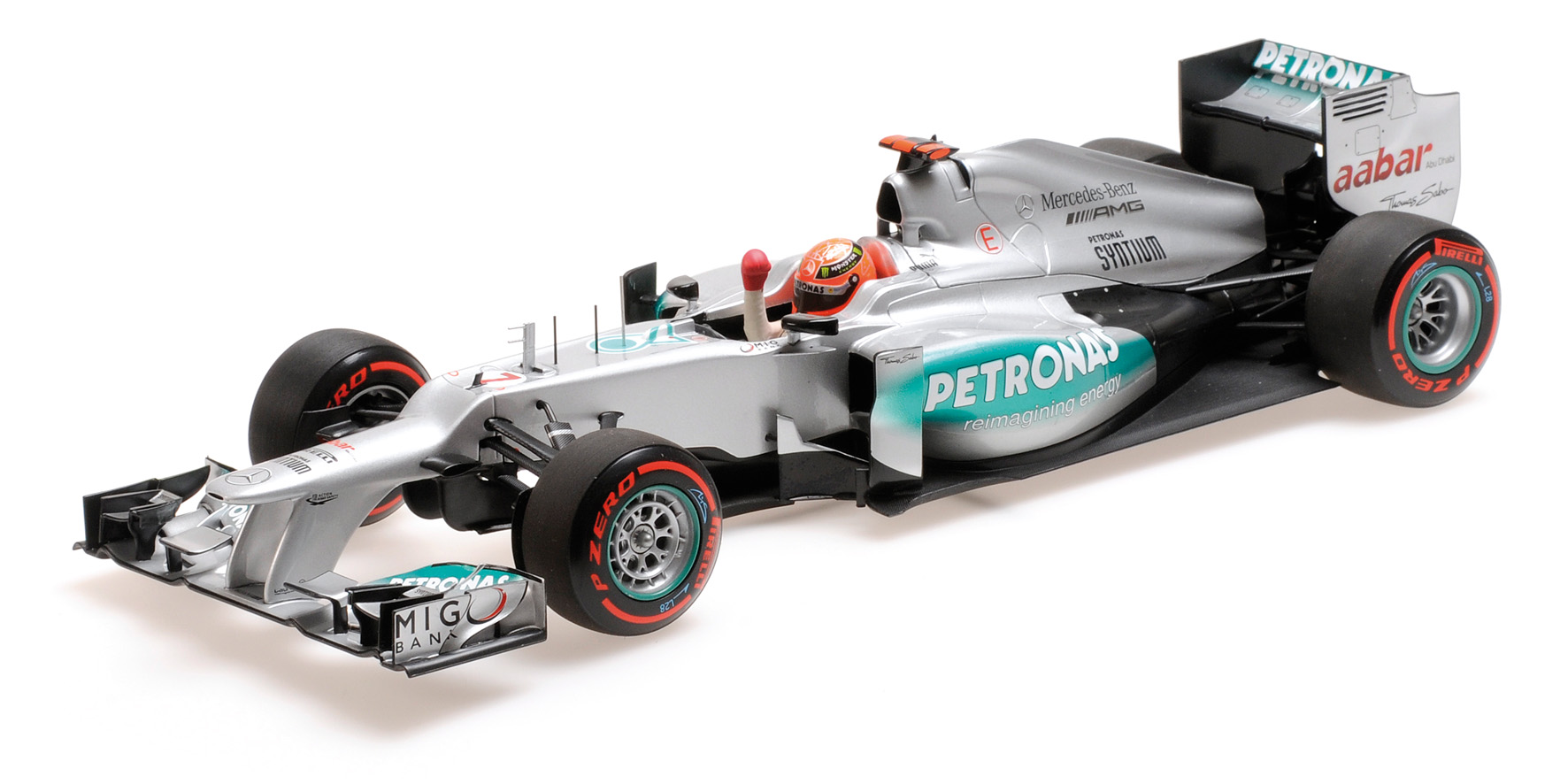 MERCEDES AMG PETRONAS F1 TEAM W03 - MICHAEL SCHUMACHER - POLE POSITION MONACO GP 2012