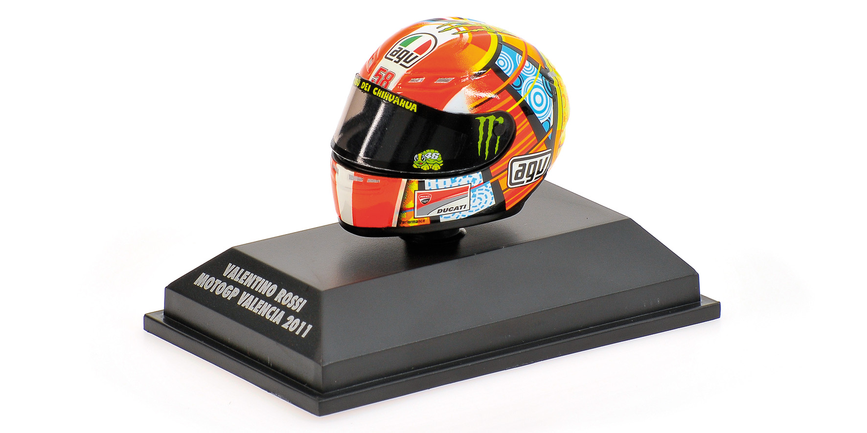 AGV HELMET - VALENTINO ROSSI - MOTOGP VALENCIA 2011