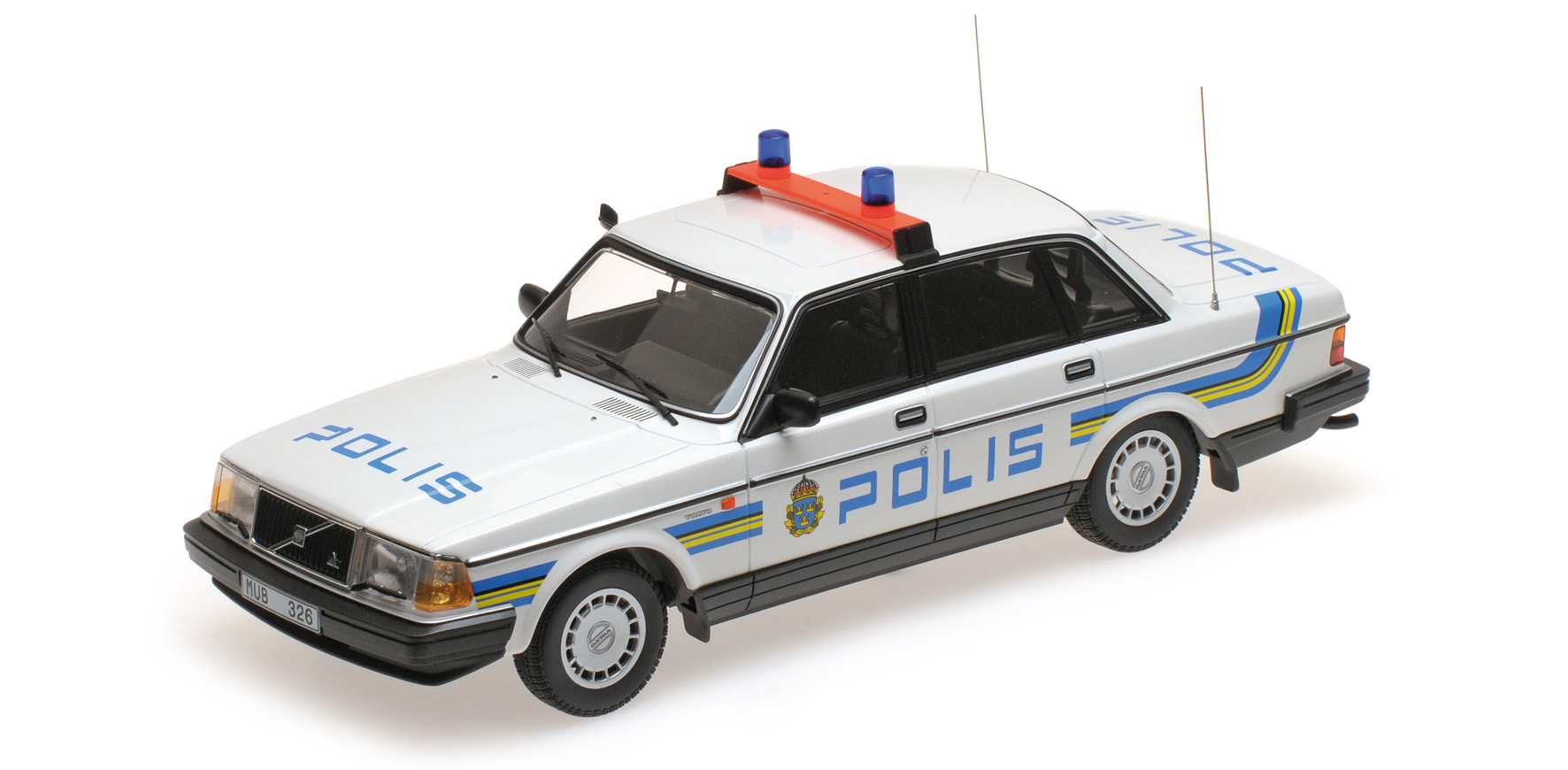 VOLVO 240 GL - 1986 - 'POLIS SWEDEN'