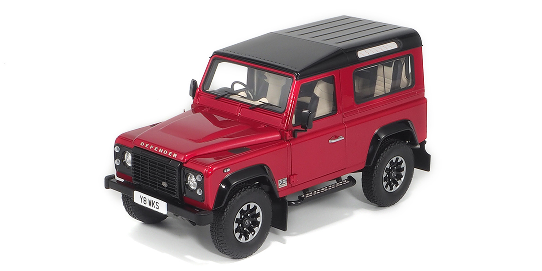 RANGE ROVER DEFENDER 90 WORKS V8 70TH EDITION 2017 RED