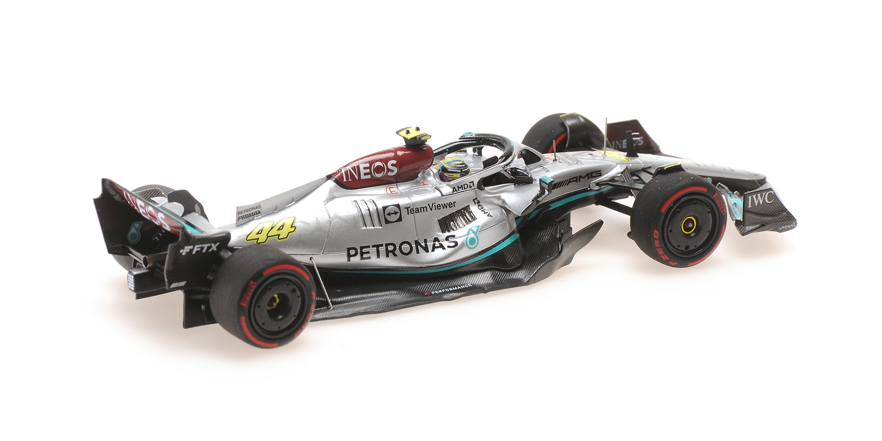 MERCEDES-AMG PETRONAS FORMULA ONE TEAM F1 W13 E PERFORMANCE - L. HAMILTON - 2ND HUNGARIAN GP  2022