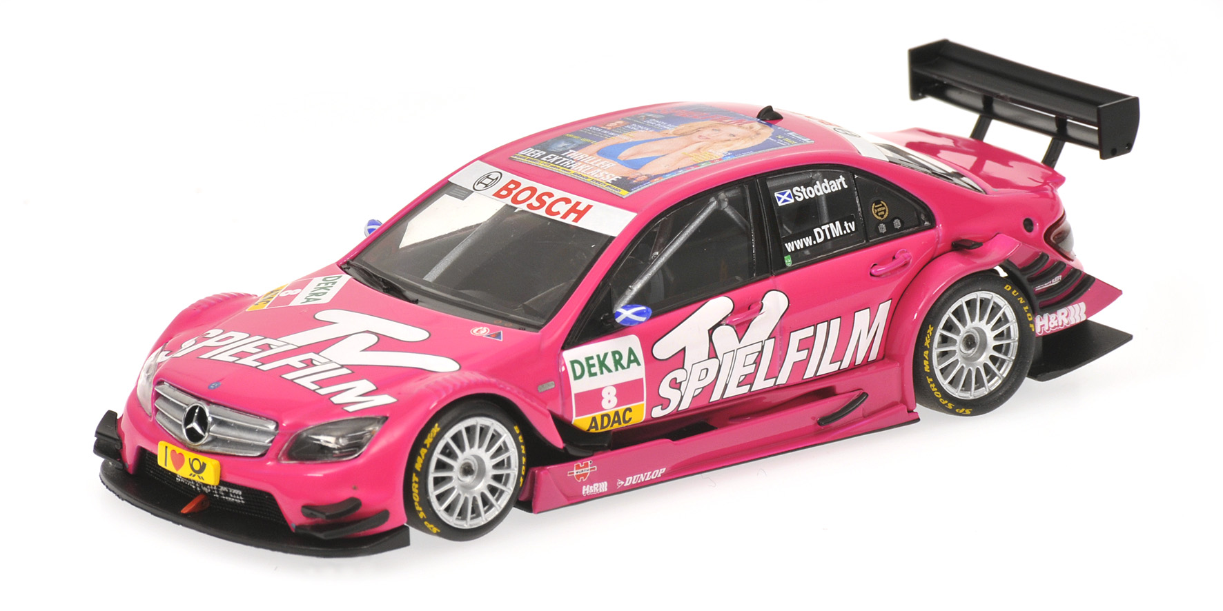 MERCEDES-BENZ C-CLASS (2008) - 'TV SPIELFILM' - AMG MERCEDES - SUSIE STODDART - DTM 2009