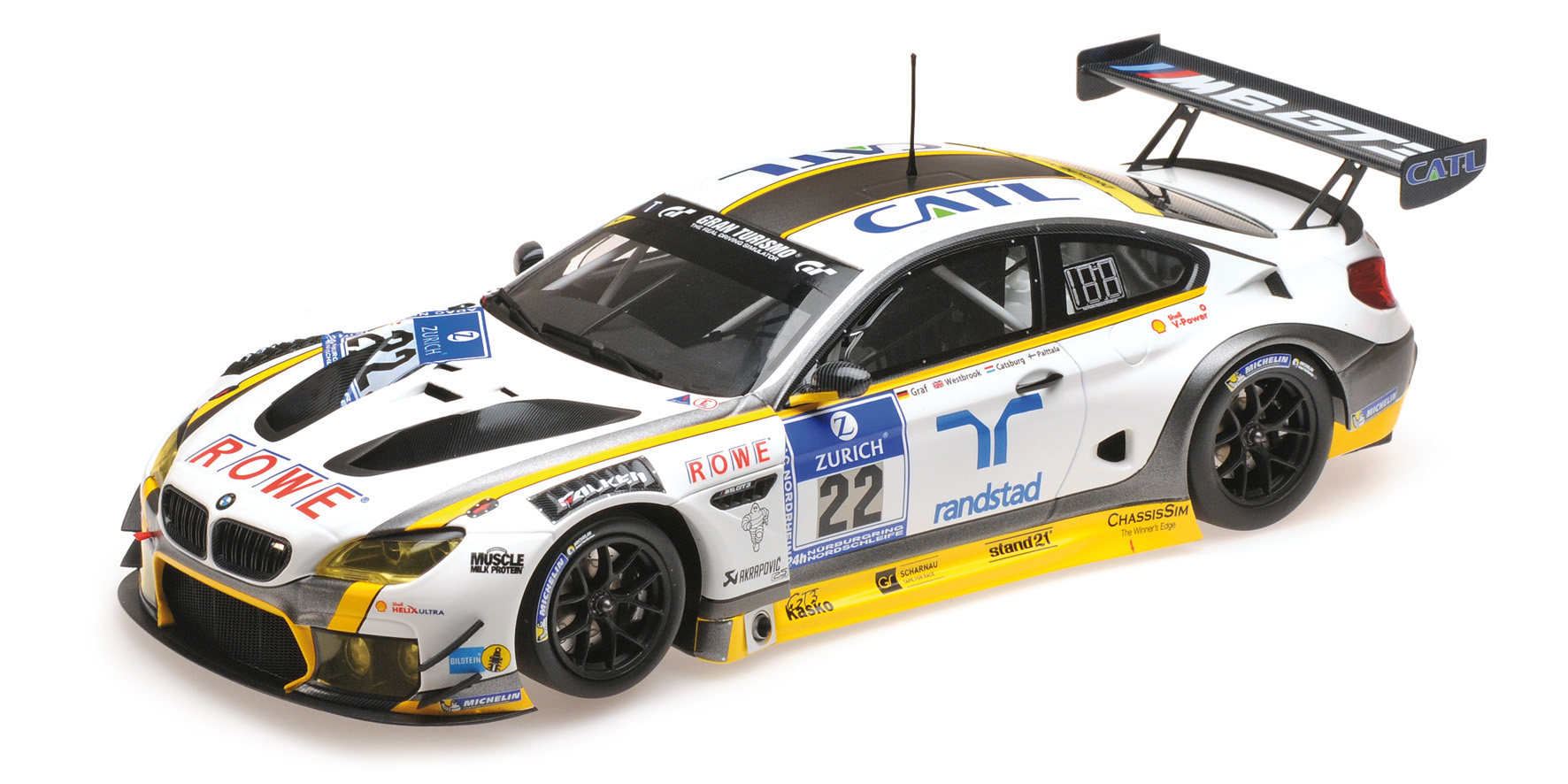 BMW M6 GT3 - ROWE RACING - GRAF/WESTBROOK/CATSBURG/PALTTALA - 24H NÜRBURGRING - 2016