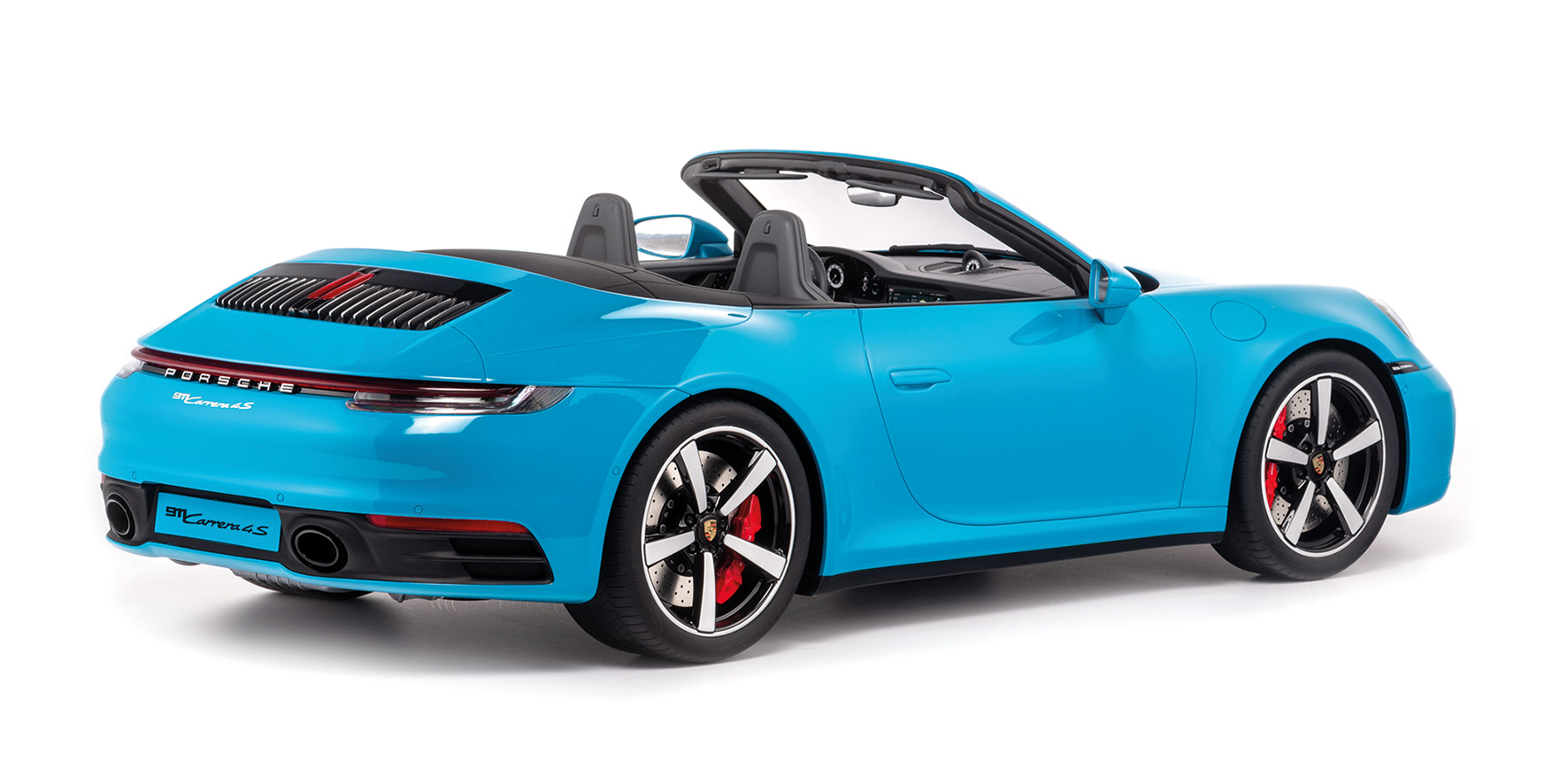 PORSCHE 911 (992) CARRERA 4S CABRIOLET - 2020 - MIAMIBLAU