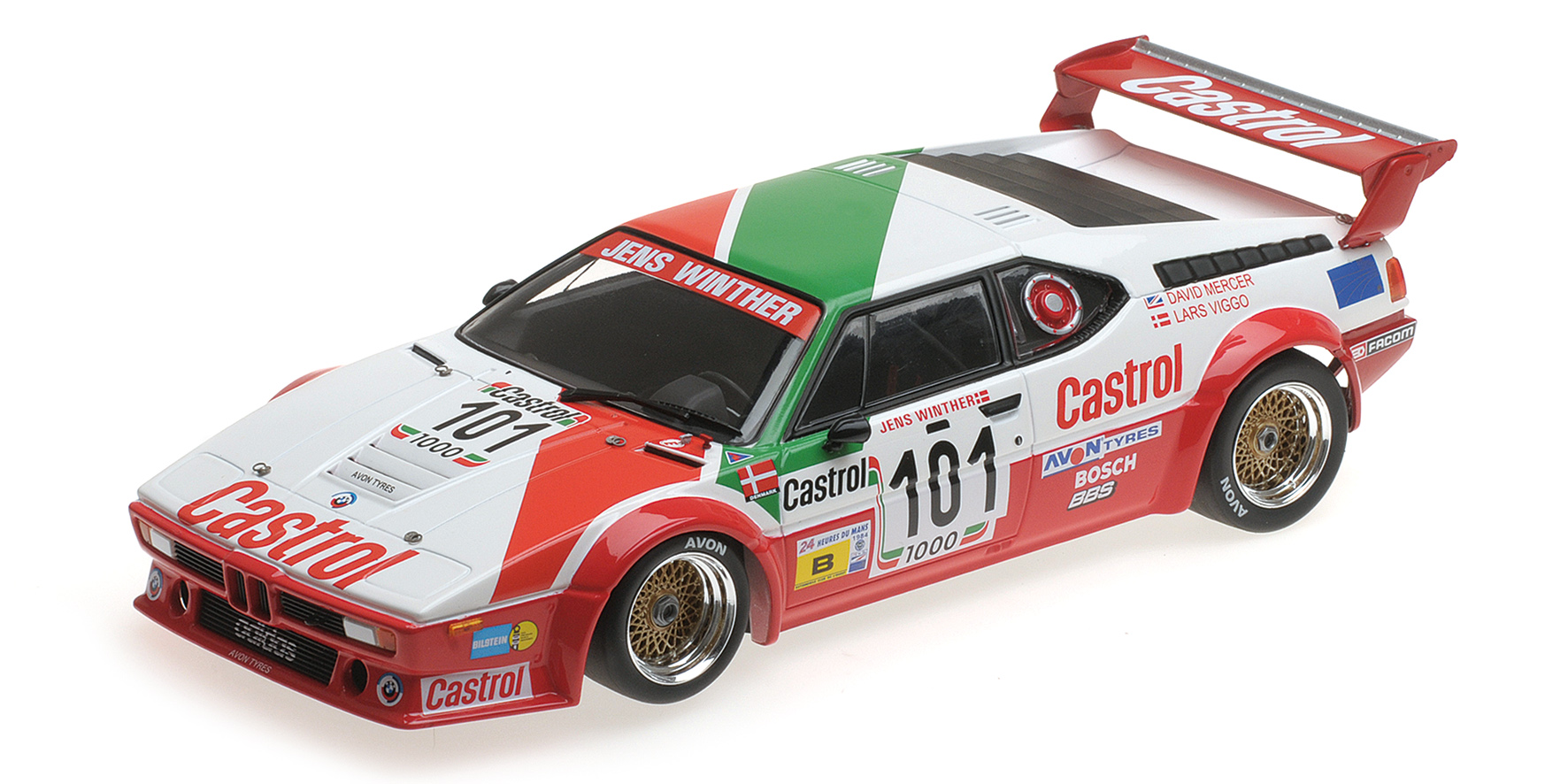 BMW M1 - JENS WINTHER RACING - WINTHER/MERCER/JENSEN - 24H LE MANS 1984