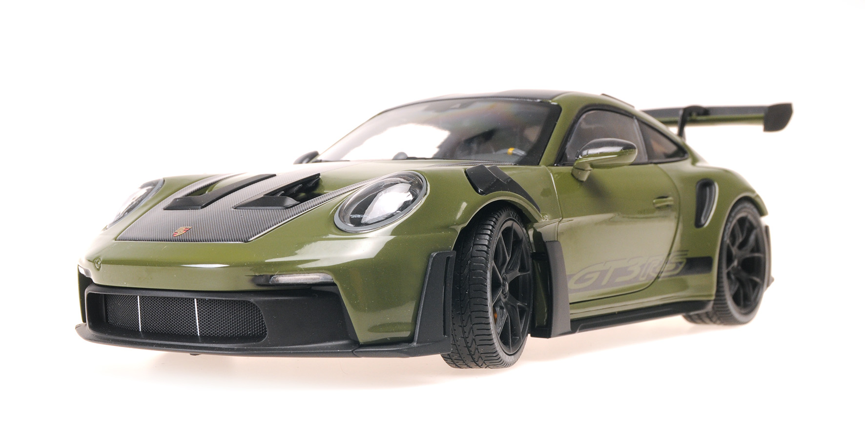 PORSCHE 911 (992) GT3RS - 2024 - NATO OLIVE W BLACK WHEELS