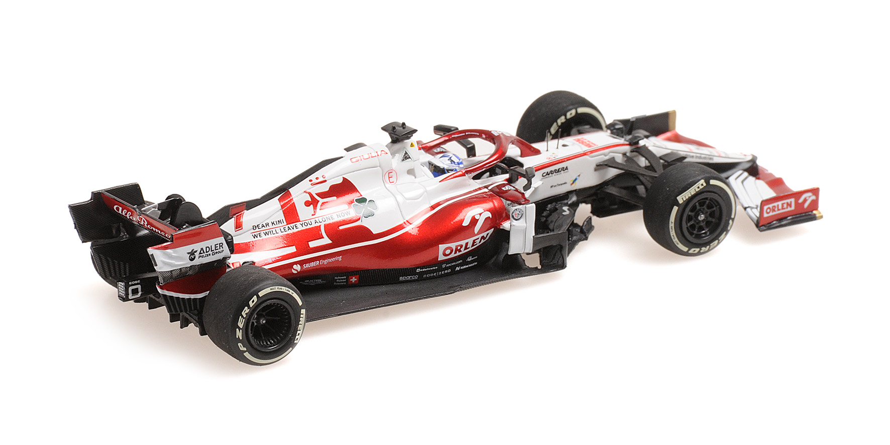 ALFA ROMEO RACING ORLEN C41 - KIMI RAIKKONEN - FINAL RACE - ABU DHABI GP 2021