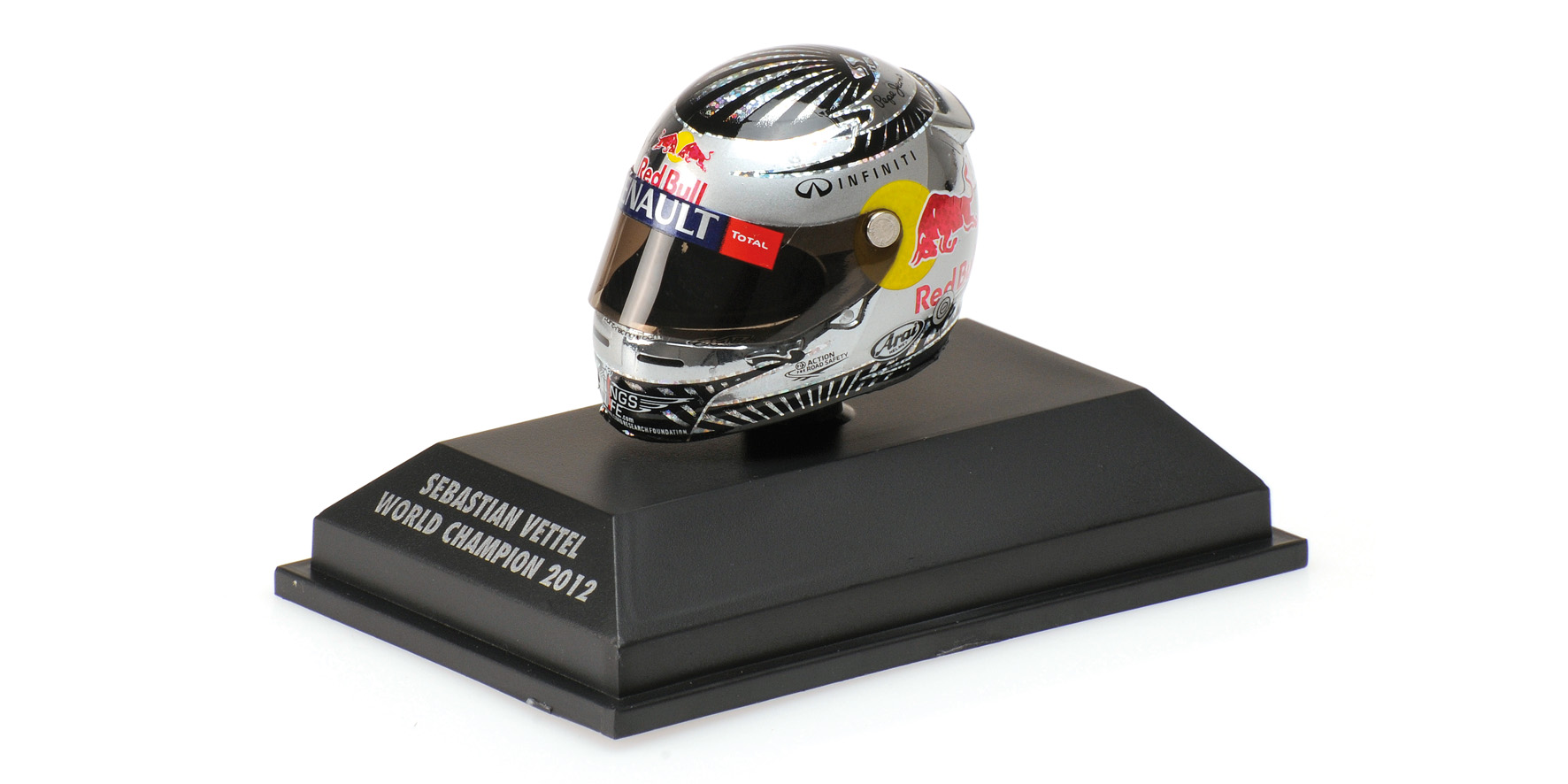 ARAI HELMET - SEBASTIAN VETTEL - SAO PAULO 2012 - WORLD CHAMPION