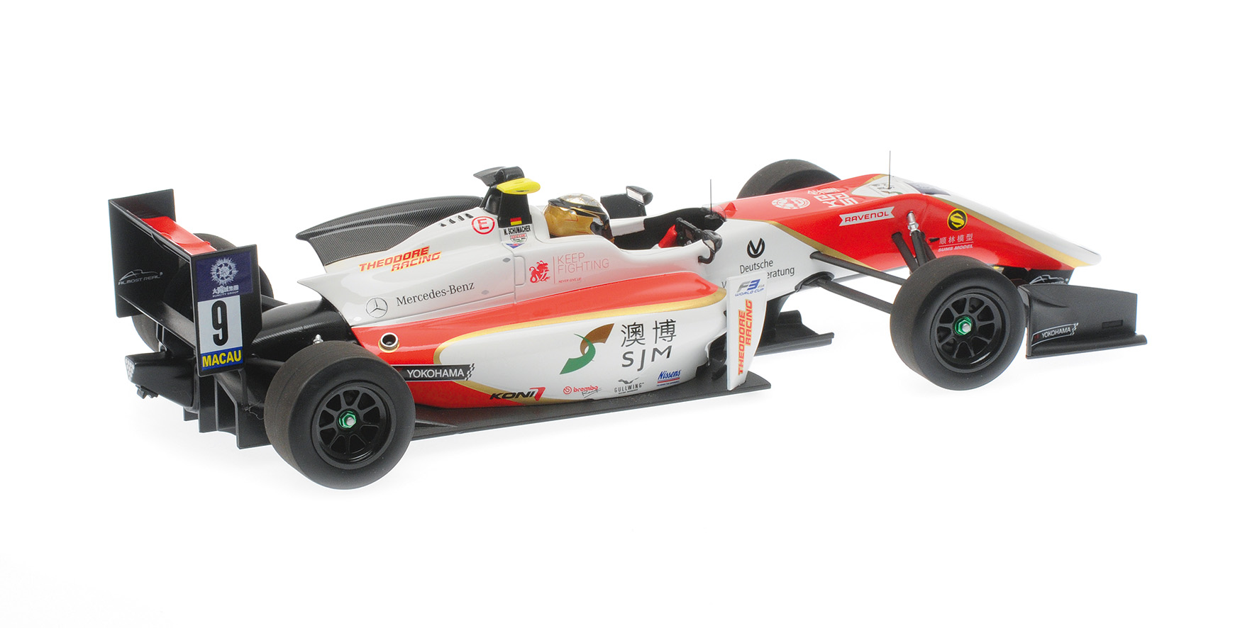 DALLARA MERCEDES F317 - PREMA THEODORE RACING - MICK SCHUMACHER - MACAU GP 2018