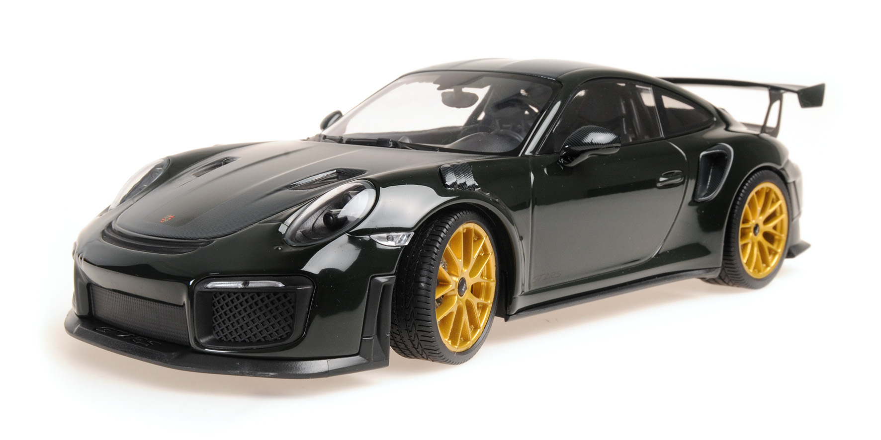 PORSCHE 911 (991.2) GT2RS - 2018 - GREEN W/ WEISSACH PACKAGE W/ GOLDEN MAGNESIUM WHEELS