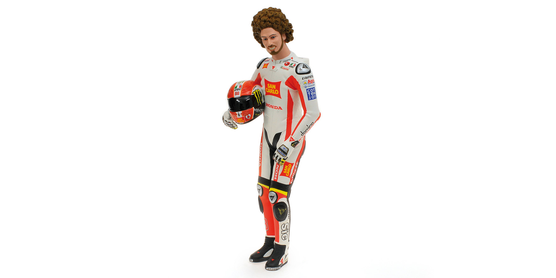 FIGURINE - MARCO SIMONCELLI - MOTOGP 2011 - 'POSING'
