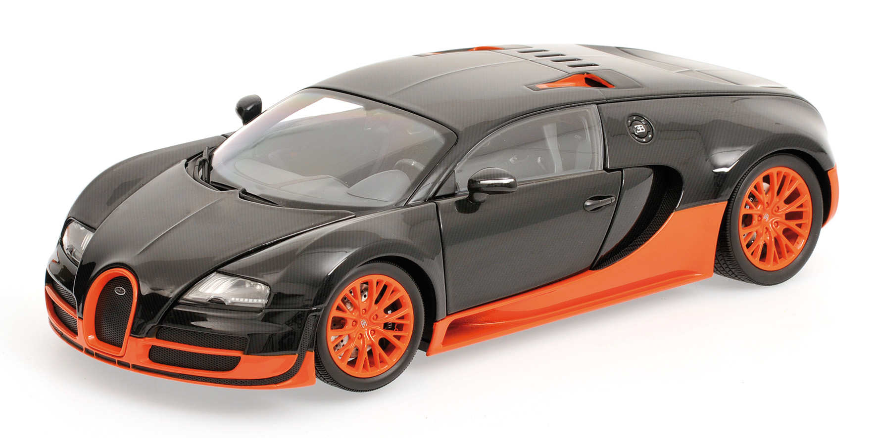 BUGATTI VEYRON SUPER SPORT - 2010 - CARBON/ORANGE - 'WORLD RECORD CAR'