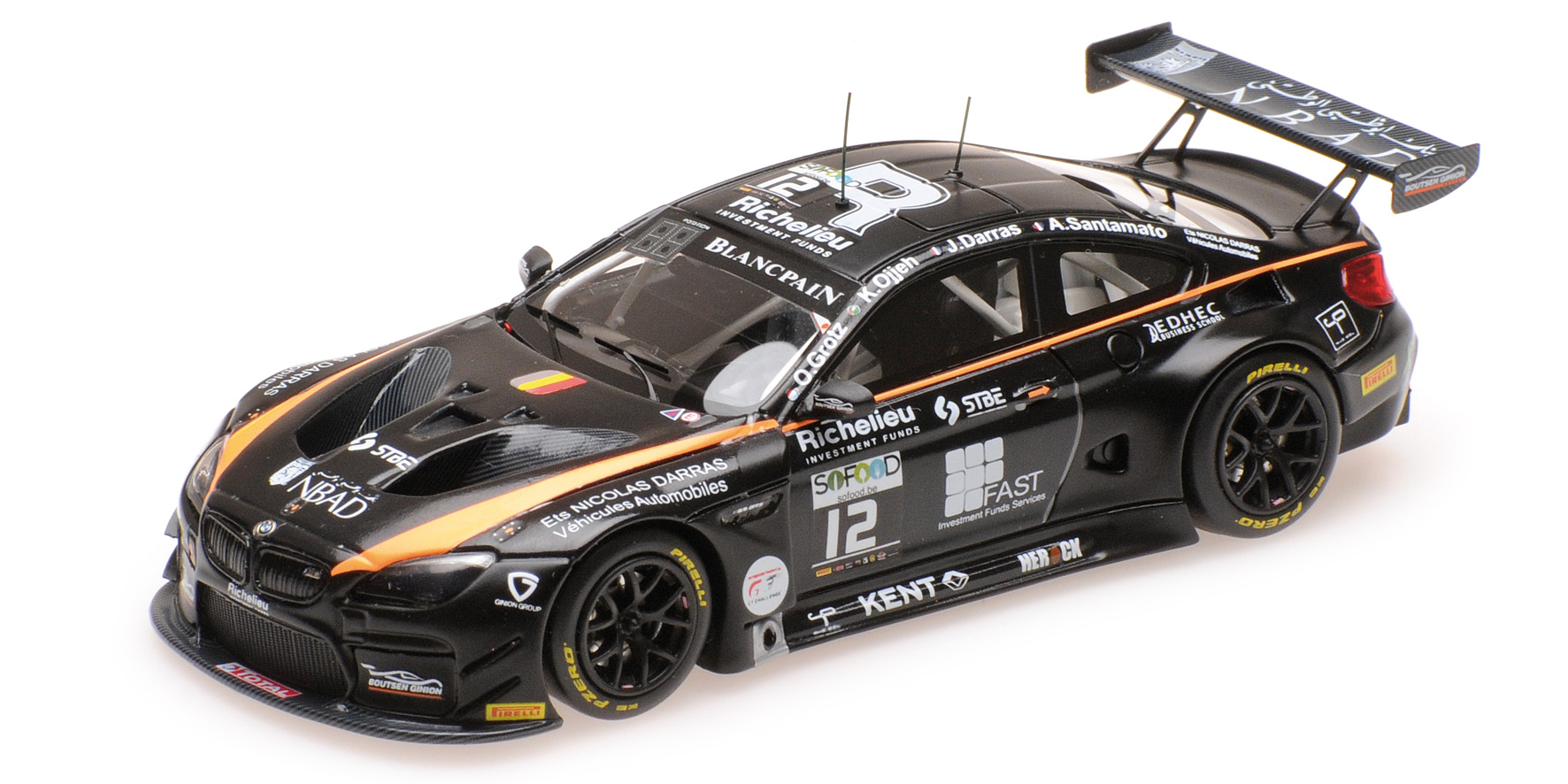 BMW M6 GT3 - TEAM BOUTSEN GINION - GROTZ/OJJEH/DARRAS/SANTAMATO - 24H SPA 2016