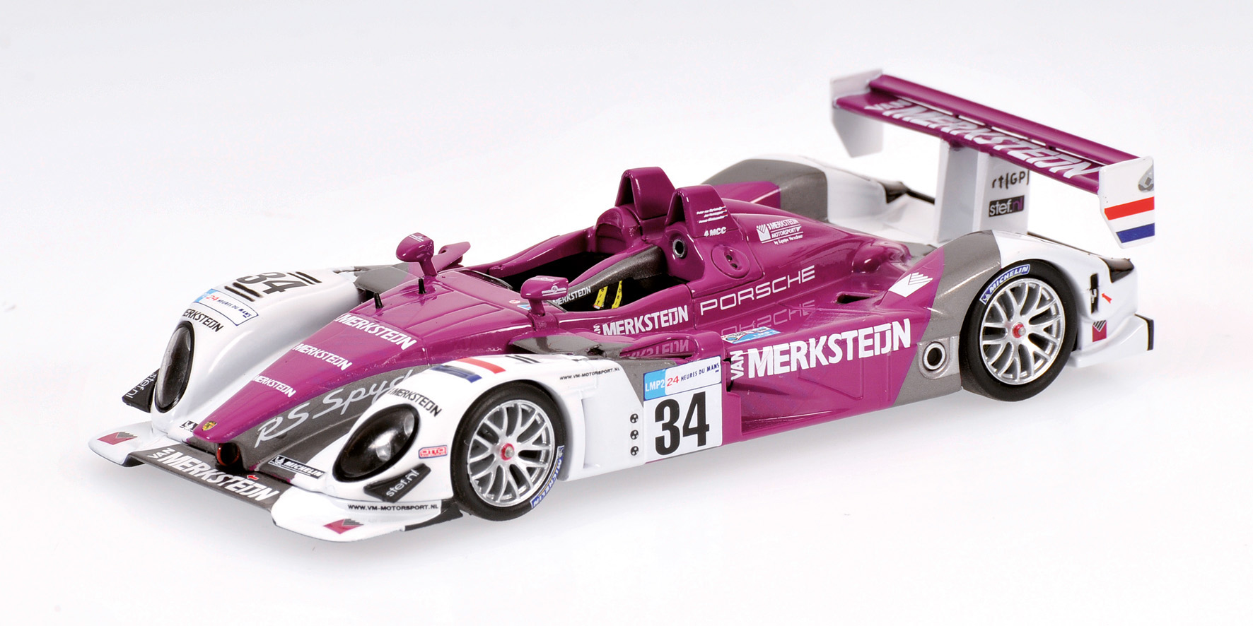 PORSCHE RS SPYDER - VAN MERKSTEIJN RACING - VAN MERKSTEIJN/VERSTAPPEN/BLEEKEMOLEN - 1ST LMP2 LM 2008