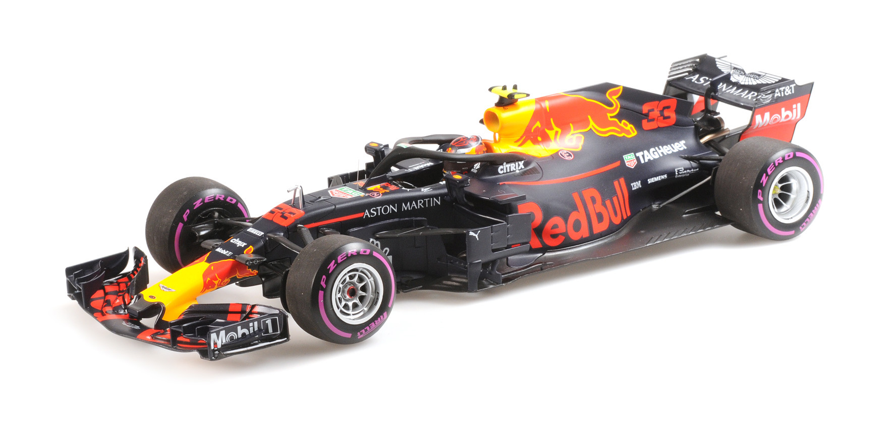 ASTON MARTIN RED BULL RACING TAG-HEUER RB14 - MAX VERSTAPPEN WINNER MEXICO GP 2018
