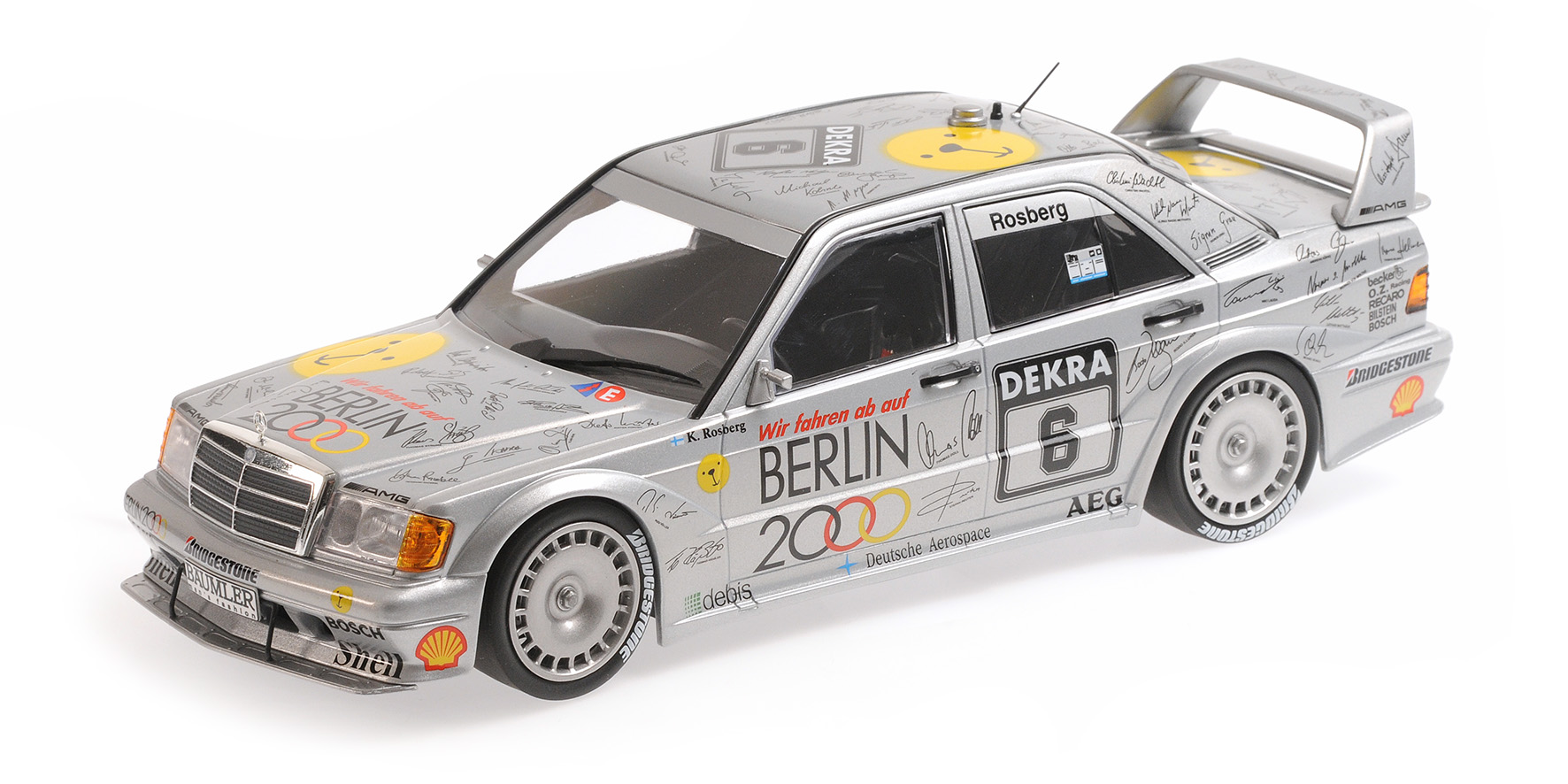 MERCEDES-BENZ 190E 2.5-16 EVO 2 - TEAM AMG-MERCEDES - KEKE ROSBERG - DTM 1992
