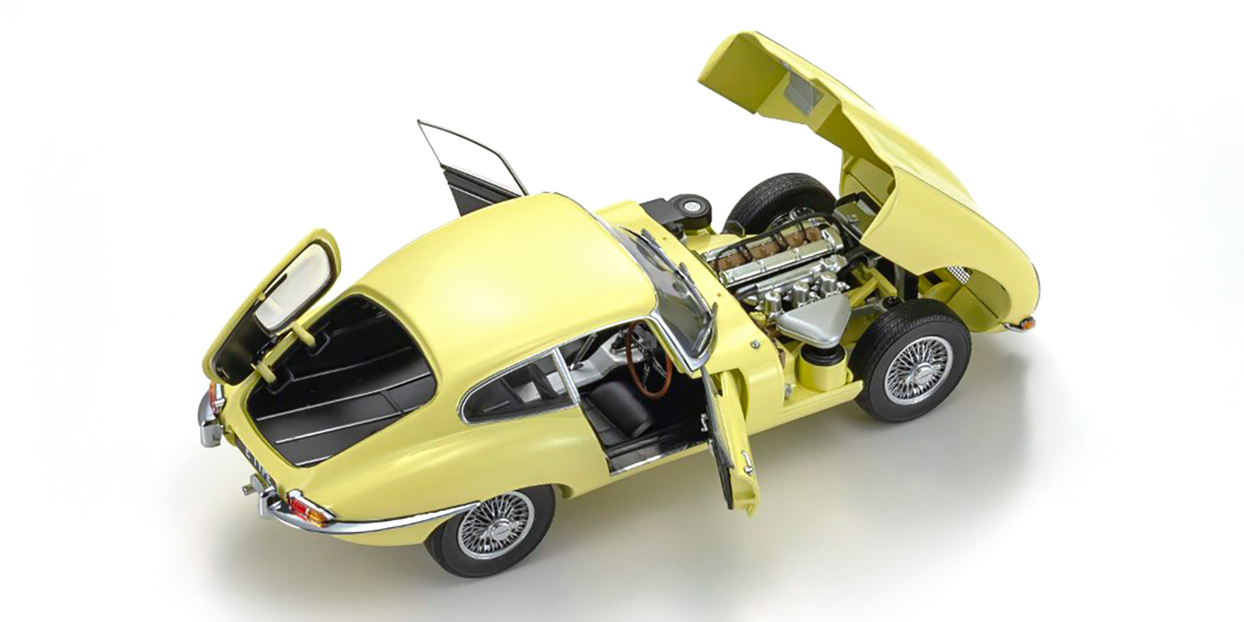 JAGUAR E TYPE (RHD) PALE PRIMROSE (YELLOW) (08954LY)