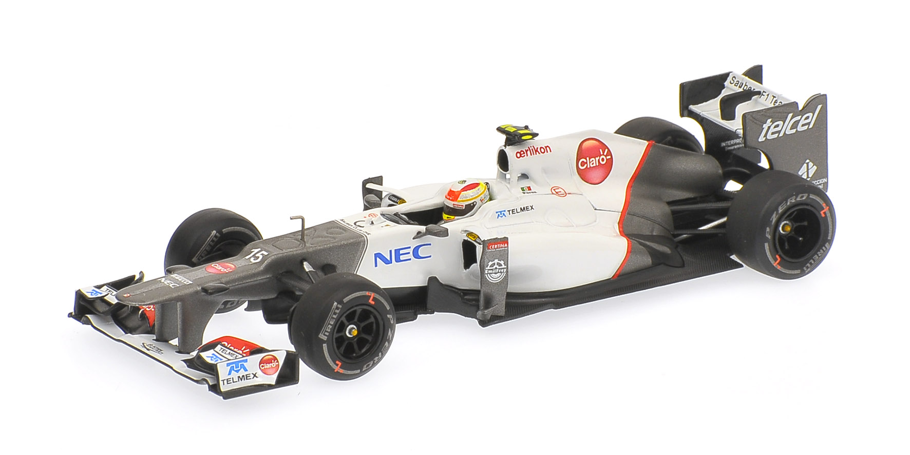 SAUBER F1 TEAM FERRARI C31 - SERGIO PEREZ - 1ST PODIUM MALAYSIAN GP - 2012