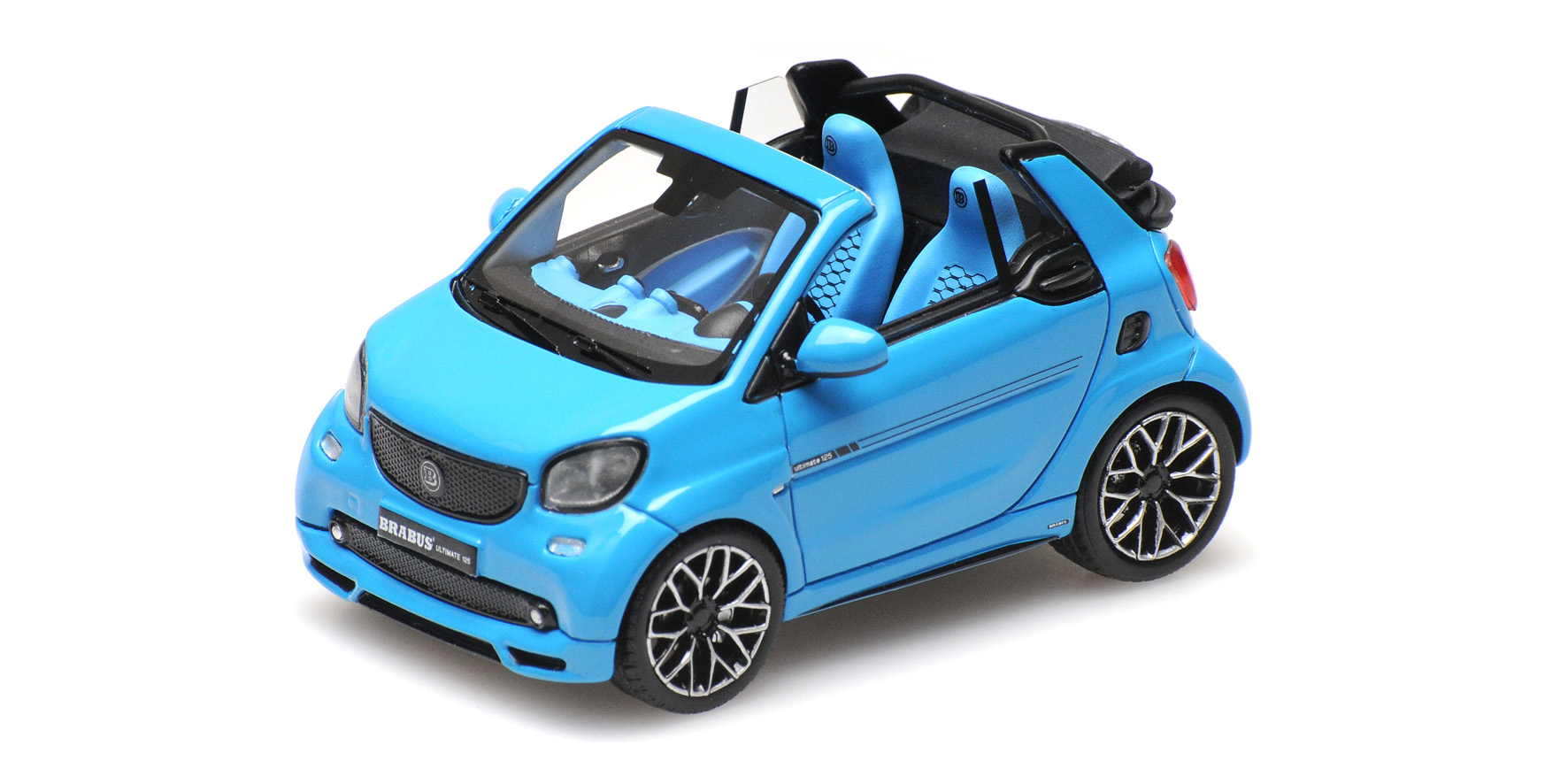 SMART BRABUS ULTIMATE 125 CABRIOLET - 2017 - BLUE METALLIC
