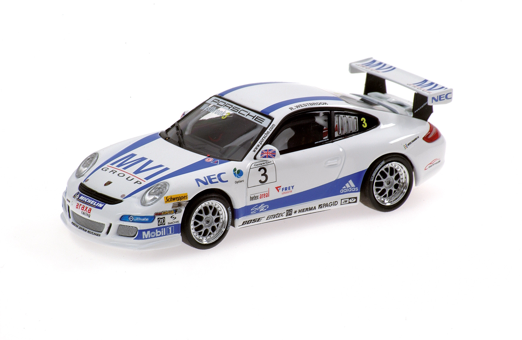 PORSCHE 911 GT3 - RICHARD WESTBROOK - TEAM ARAXA RACING - PORSCHE CARRERA CUP 2007