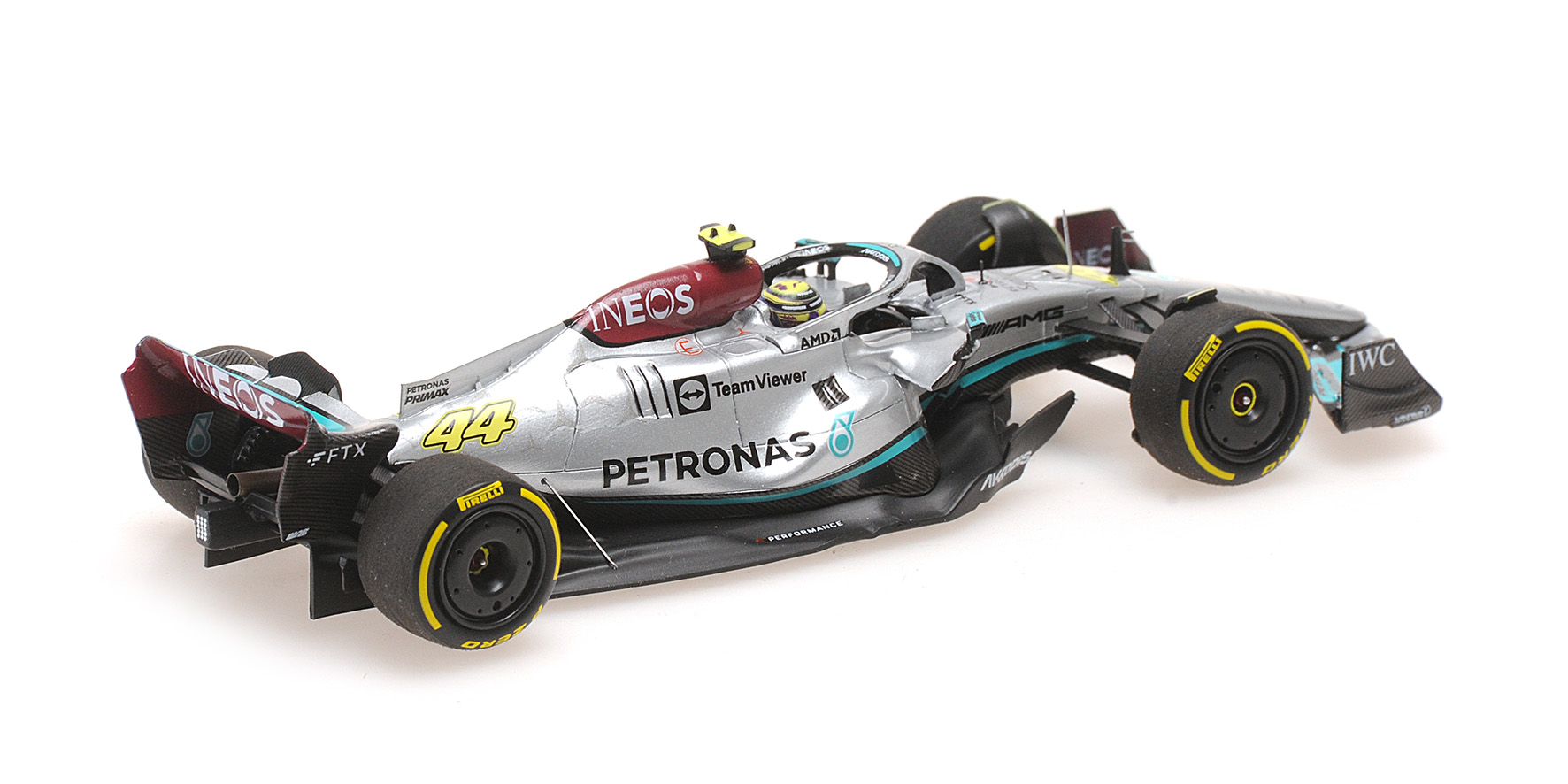 MERCEDES-AMG PETRONAS FORMULA ONE TEAM F1 W13 E PERFORMANCE - LEWIS HAMILTON - BAHRAIN GP 2022