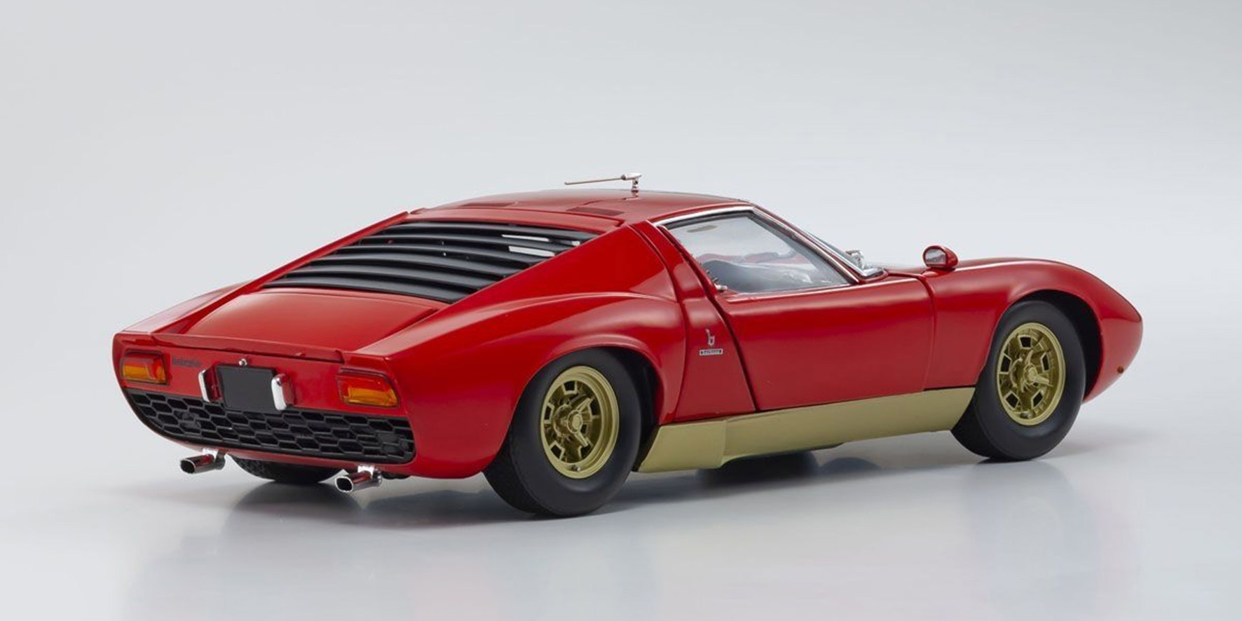 LAMBORGHINI MIURA S RED/GOLD