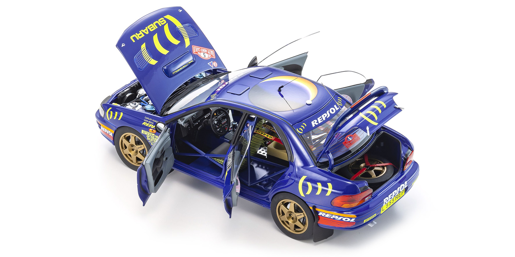 SUBARU IMPREZA - SAINZ/MOYA - #5 WINNER MONTE CARLO 1995 (08962B)
