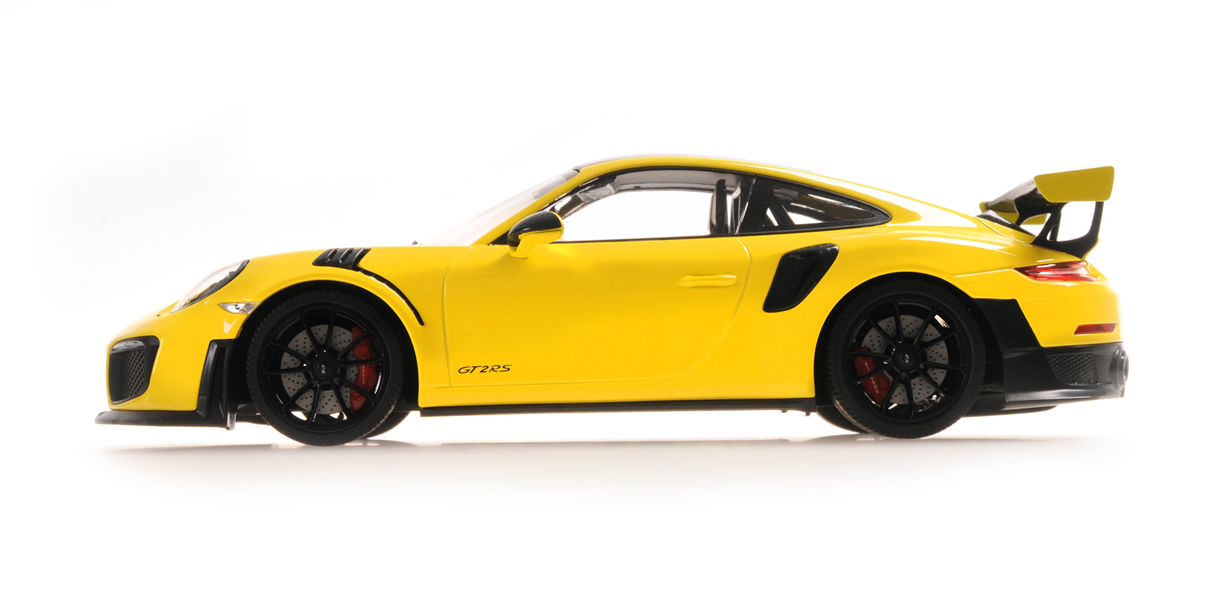 PORSCHE 911 (991.2) GT2RS - 2018 - YELLOW W/ WEISSACH PACKAGE W/ BLACK WHEELS