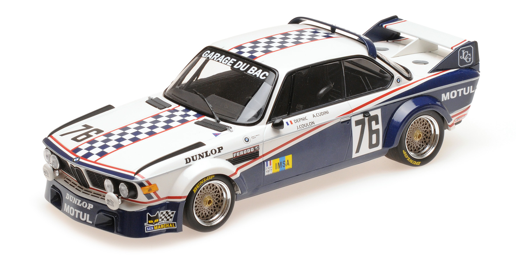 BMW 3.0 CSL - GARAGE DU BAC - 'DEPNIC'/COULON - 24H LE MANS 1977
