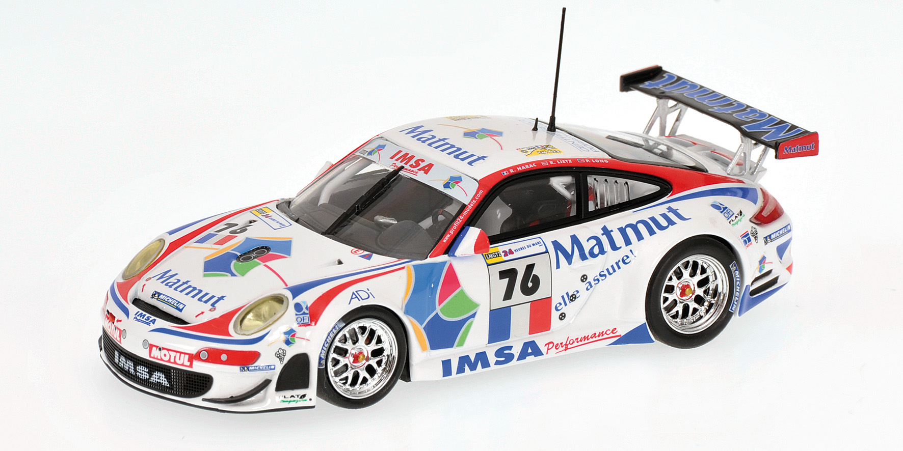 PORSCHE 911 GT3 RSR - TEAM IMSA PERFORMANCE MATMUT - NARAK/LIETZ/LONG - 24H LE MANS 2008