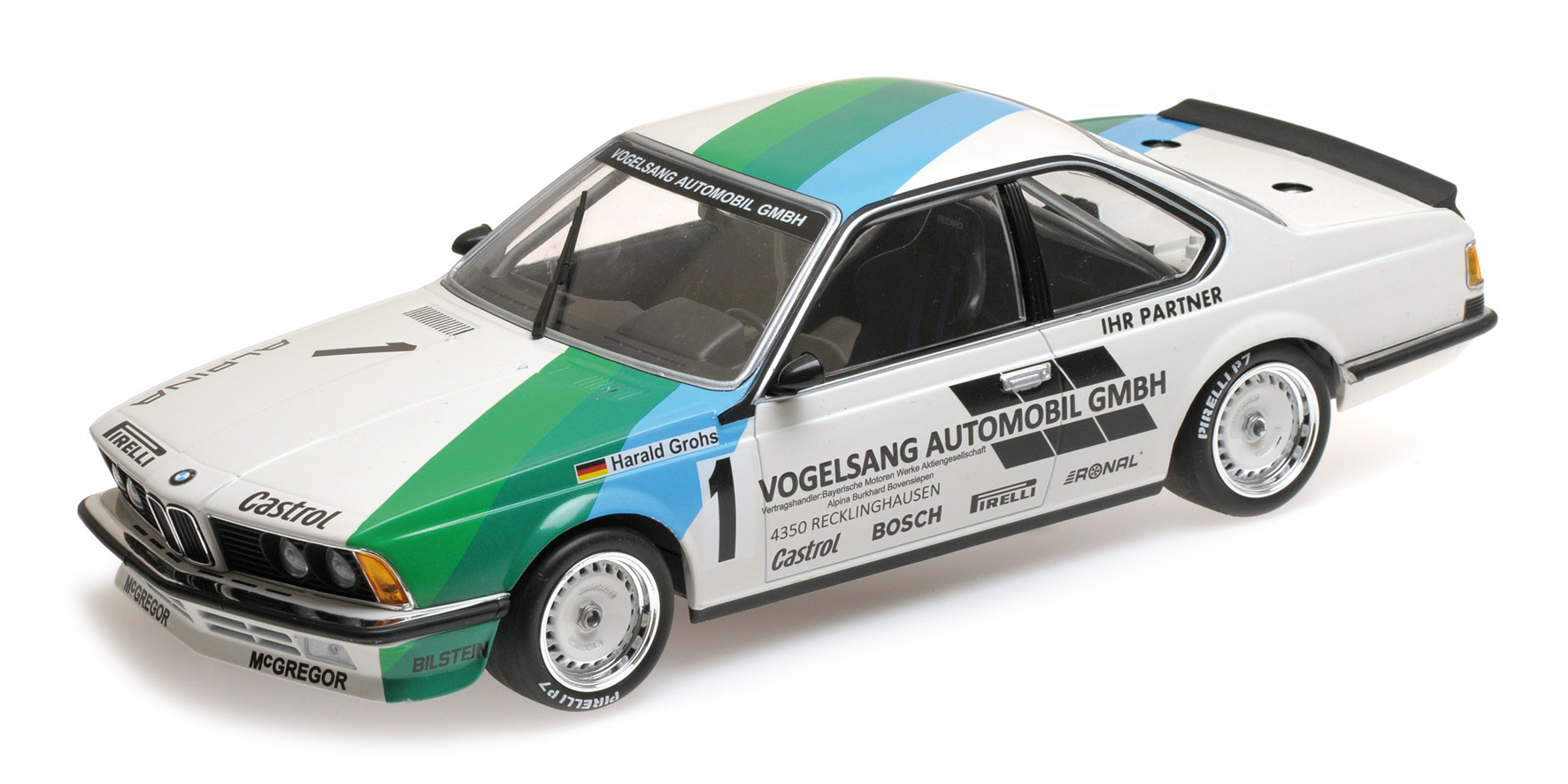 BMW 635 CSI - VOGELSANG AUTOMOBILE GMBH - HARALD GROHS - WINNER BERGISCHER LÖWE ZOLDER 1984