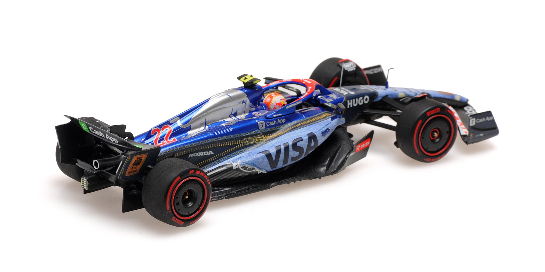 VISA CASH RB FORMULA ONE TEAM VCARB 01 - YUKI TSUNODA - SINGAPORE GP 2024