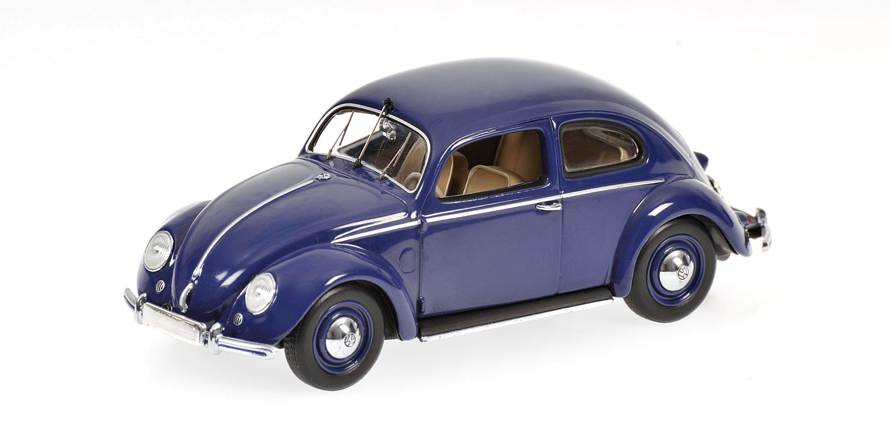 VOLKSWAGEN 1200 EXPORT - 1951 - BLUE - WITH ENGINE