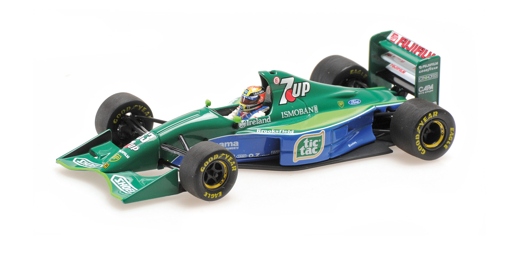 JORDAN FORD 191 - MICK SCHUMACHER - DEMO RUN SILVERSTONE JULY 2021