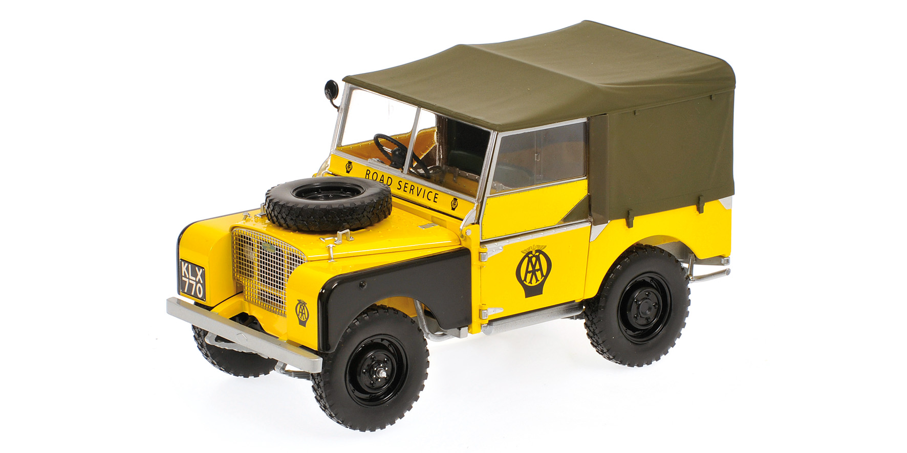 LAND ROVER - 1948 - YELLOW - 'AA ROAD SERVICE'