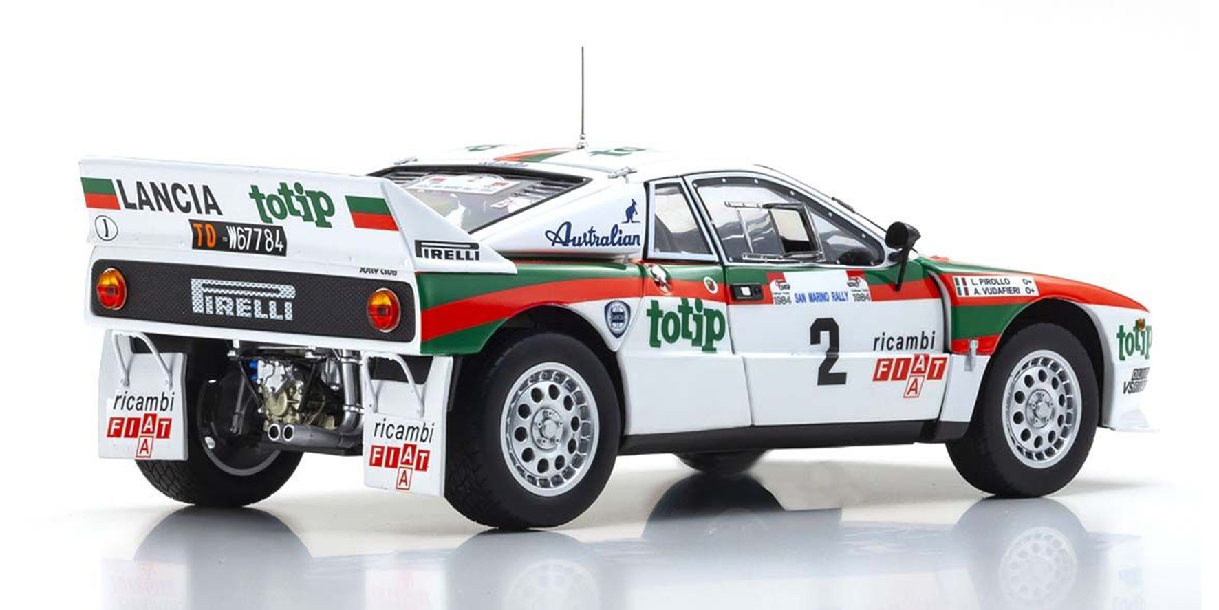 LANCIA RALLYE 037 - #2 - SAN MARINO - VUDAFIERI 1984 (08306F)