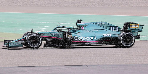 ASTON MARTIN COGNIZANT FORMULA ONE TEAM AMR21 - LANCE STROLL - BAHRAIN GP 2021