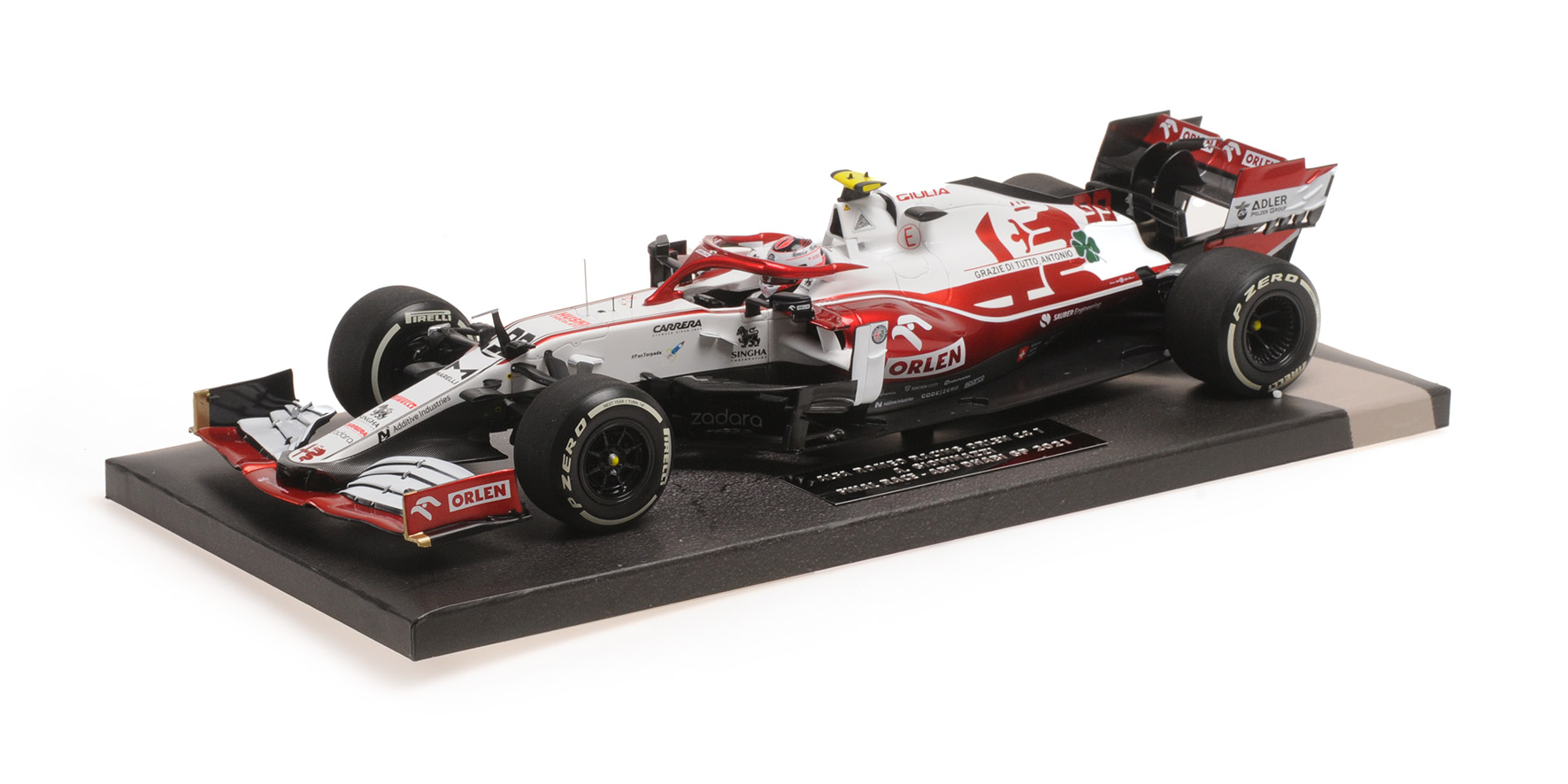 ALFA ROMEO RACING ORLEN C41 - ANTONIO GIOVINAZZI - FINAL RACE - ABU DHABI GP 2021