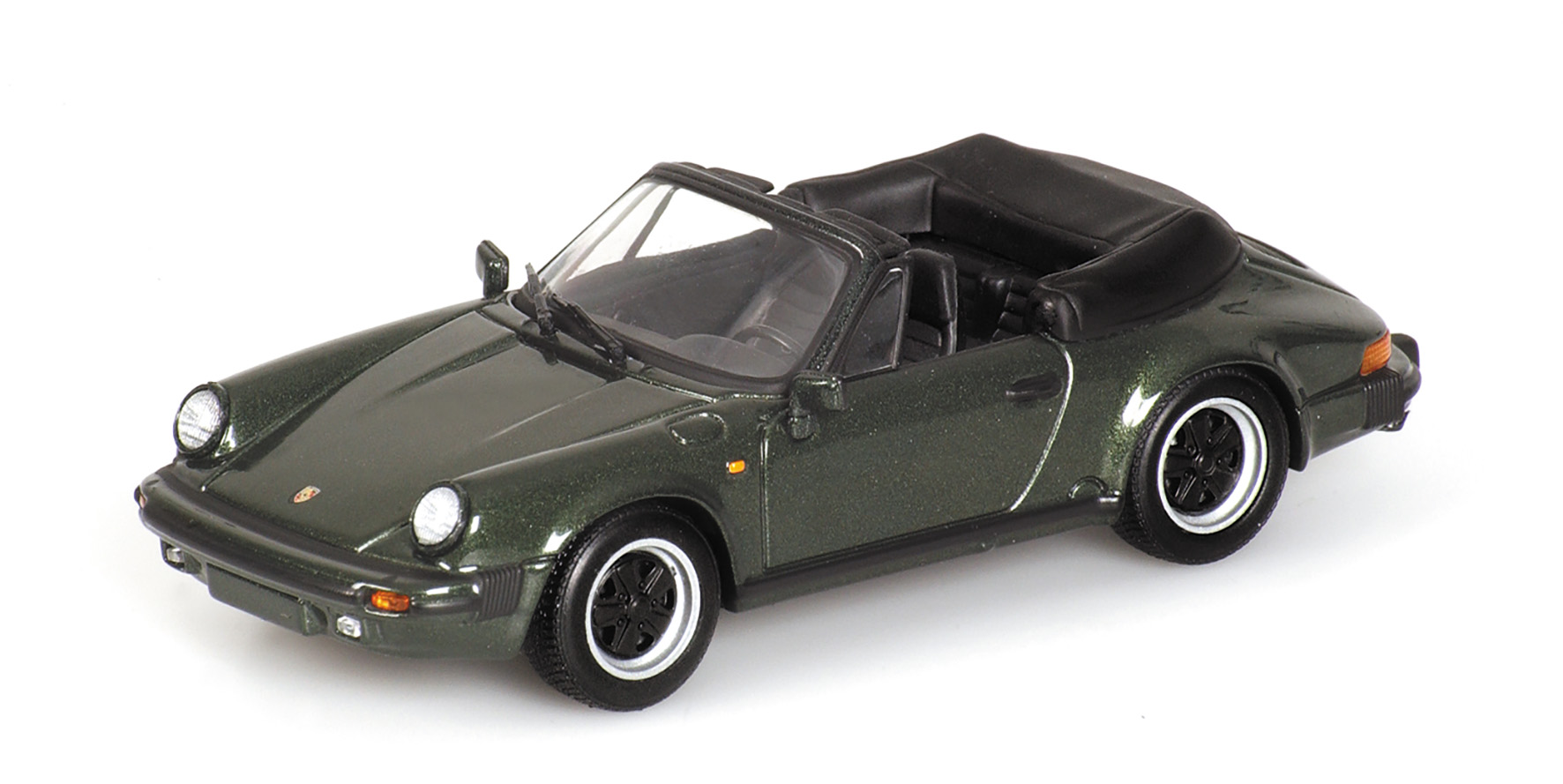 PORSCHE 911 CARRERA CABRIOLET - 1983 - GREEN METALLIC