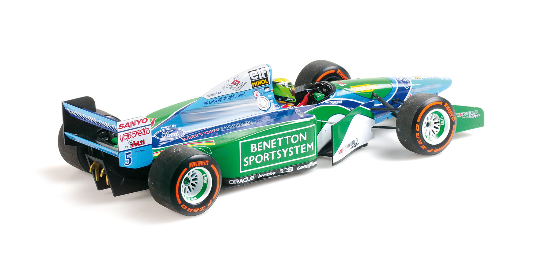 BENETTON FORD B194 - MICK SCHUMACHER - DEMONSTRATION RUN - BELGIAN GP 2017