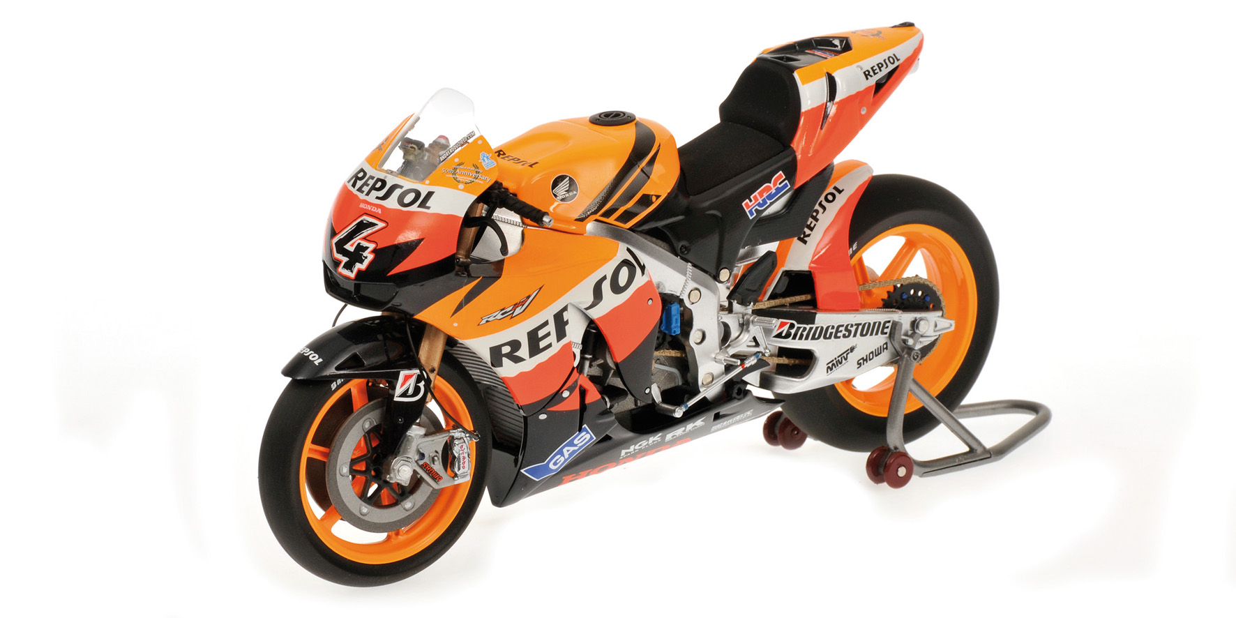 HONDA RC 212 V - ANDREA DOVIZIOSO - TEAM REPSOL HONDA - MOTO GP 2009 - EXCLUSIVE DANHAUSEN