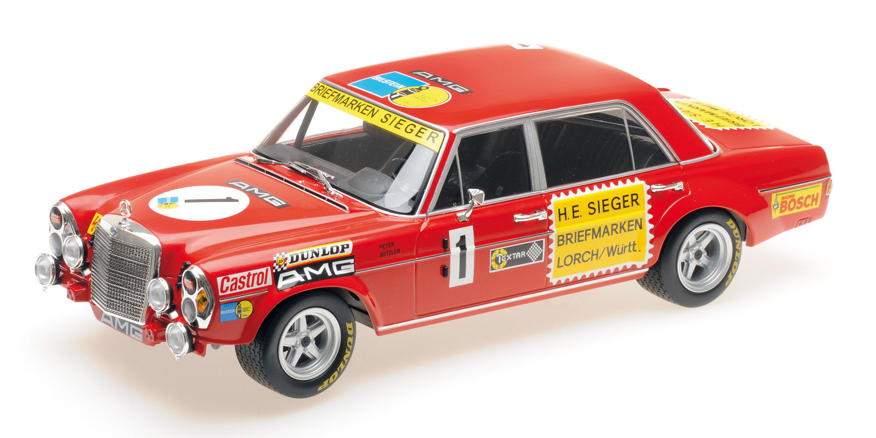 MERCEDES-BENZ 300 SEL 6.8 - HEYER/BETZLER - 24H NÜRBURGRING 1972