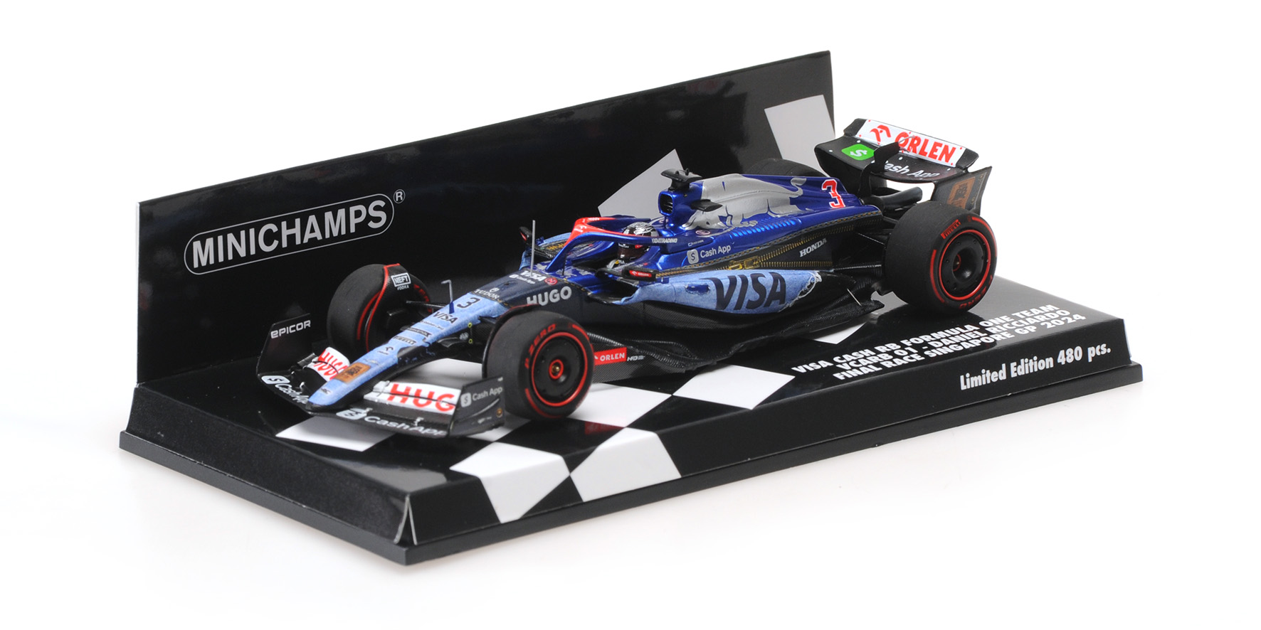 VISA CASH RB FORMULA ONE TEAM VCARB 01 - DANIEL RICCIARDO - FINAL RACE SINGAPORE GP 2024