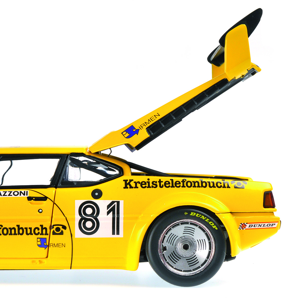 BMW M1 PROCAR - KREISTELEFONBUCH TEAM WINKELHOCK - CLAY REGAZZONI - DRM NORISRING 1979
