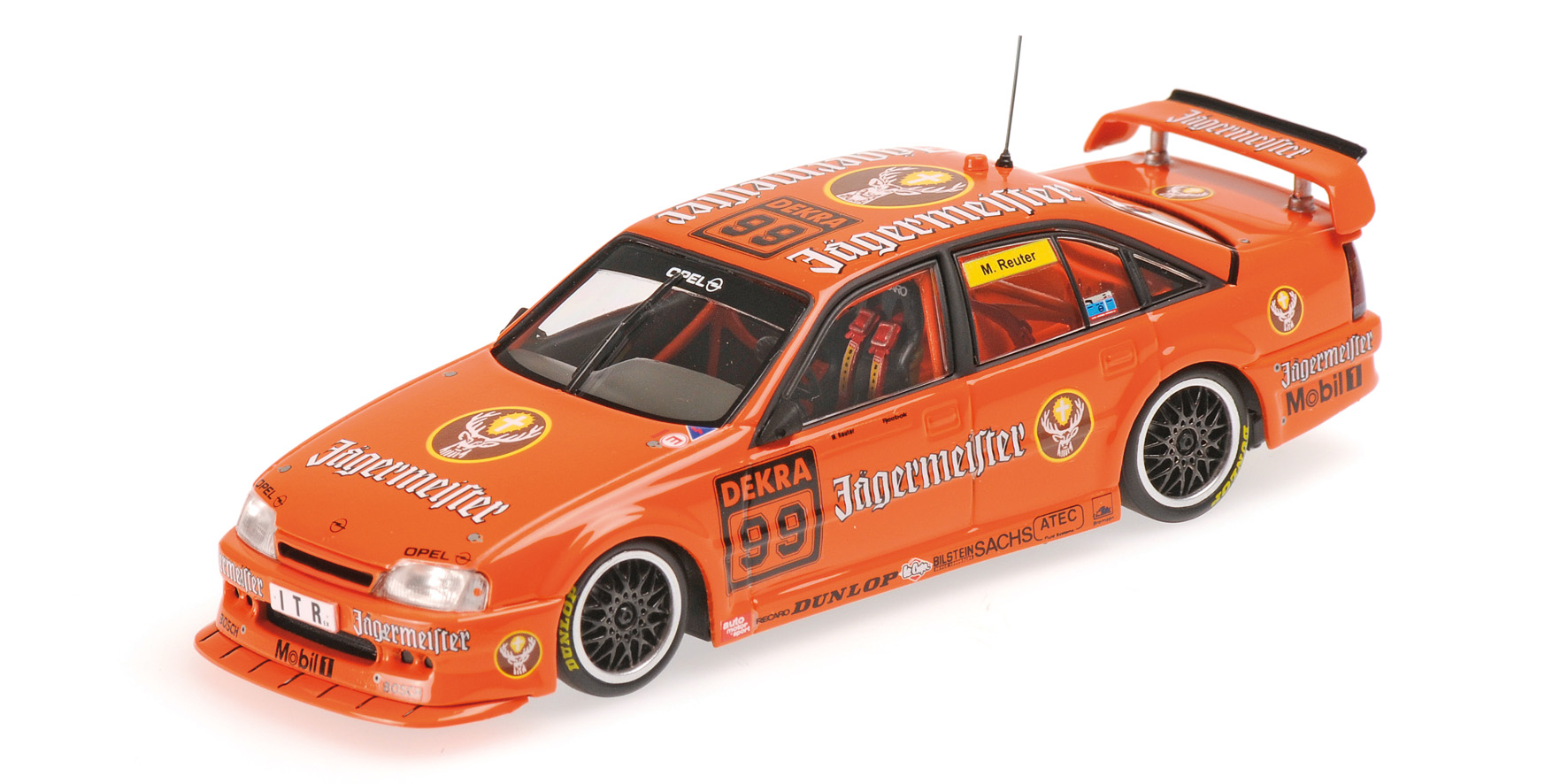 OPEL OMEGA (A) 3000 24V - SCHÜBEL-OPEL 'JAEGERMEISTER' - MANUEL REUTER - DTM 1991 NÜRBURGRING