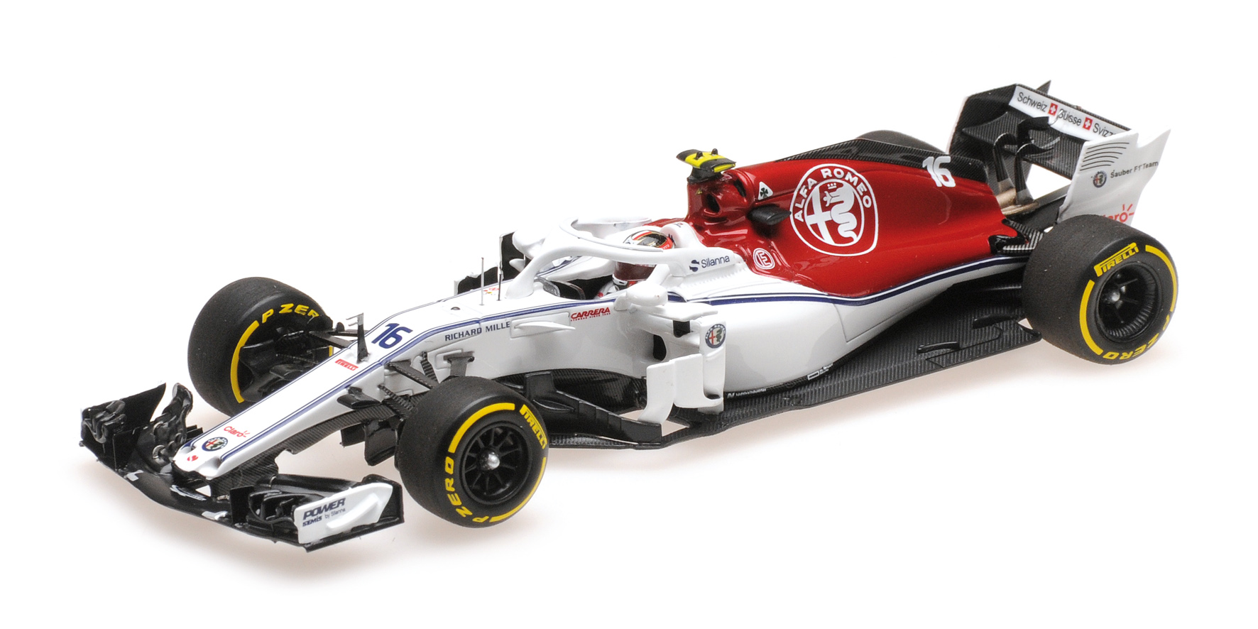 ALFA ROMEO SAUBER F1 TEAM FERRARI C37 - CHARLES LECLERC - 2018