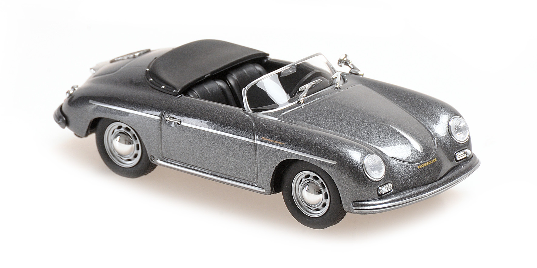 PORSCHE 356 A SPEEDSTER - 1956 - GREY METALLIC